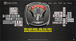 Desktop Screenshot of blessstudioproduction.com